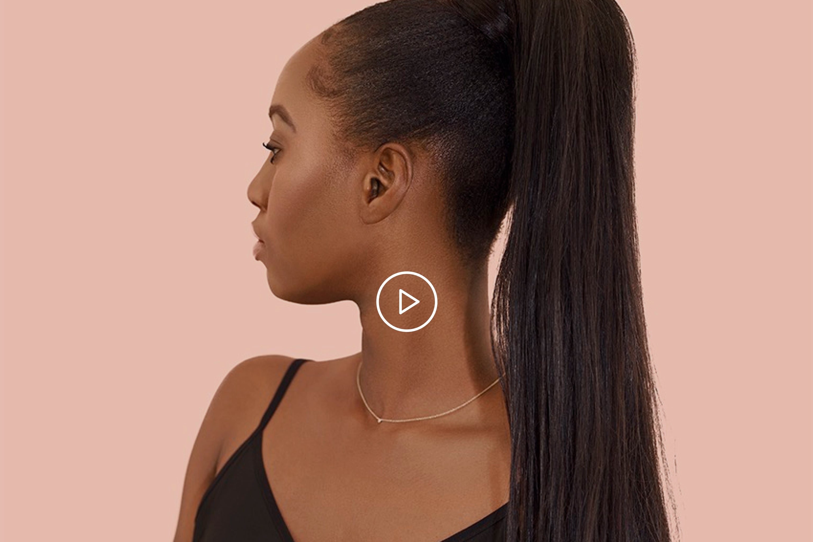The Straight Ponytail